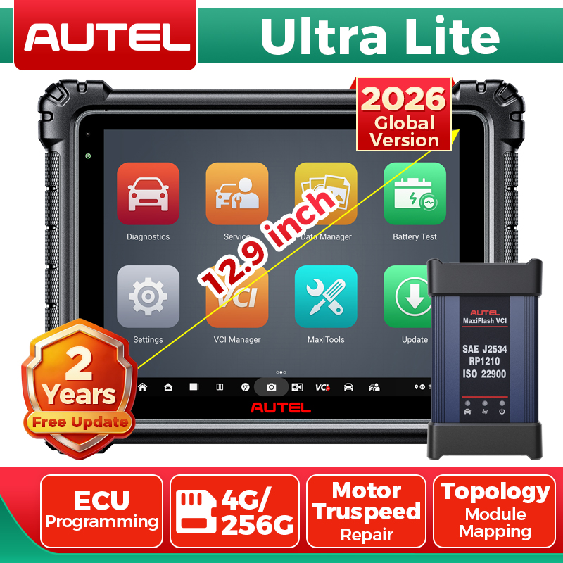 Autel Maxisys Ultra - Autel MaxiCOM Ultra Lite Scanner Top