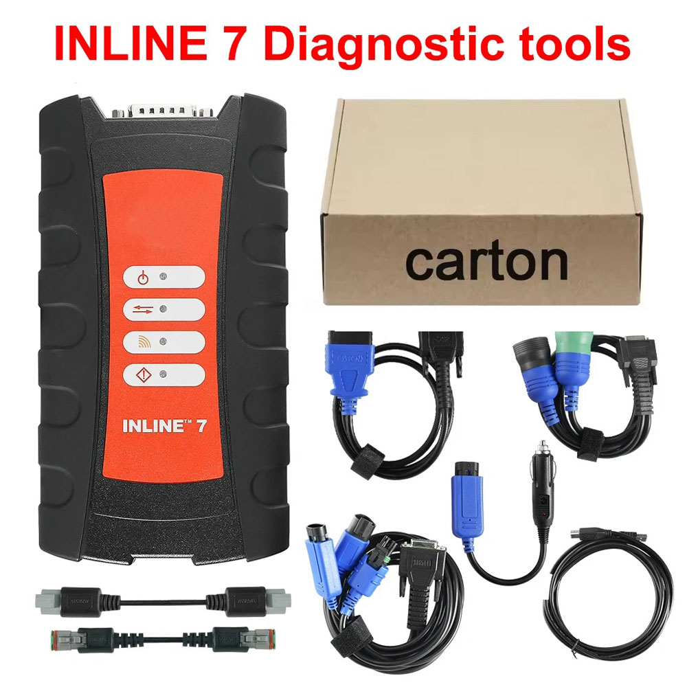 Obd2 Scanner Heavy Duty Truck - INLINE 7 Data Link Adapter Scanner