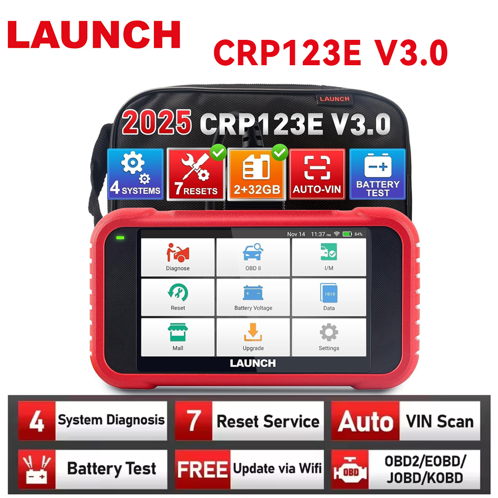 Obd2 Scanner Abs Srs Airbag Reset - LAUNCH X431 CRP123E V3.0 OBD2 Car
