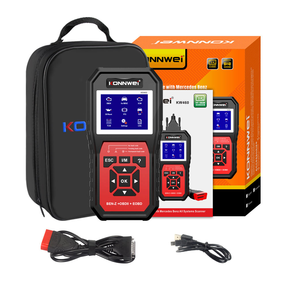Obd2 Scanner Abs Srs Airbag Reset - KONNWEI KW460 Car OBD2 Full System