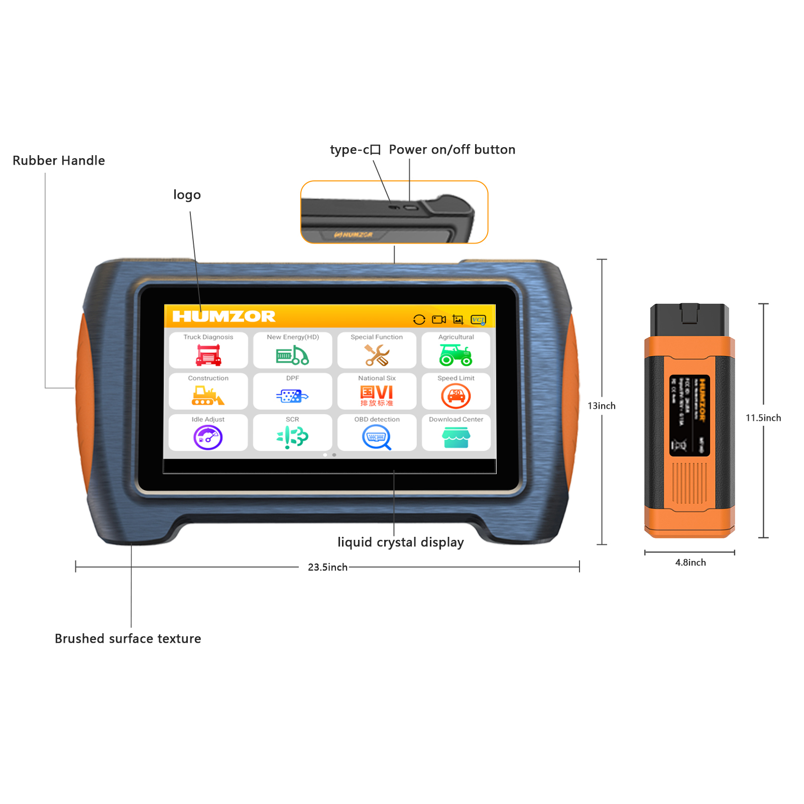 Obd2 Scanner Heavy Duty Truck - Humzor NexzDAS M7 HD Heavy Duty