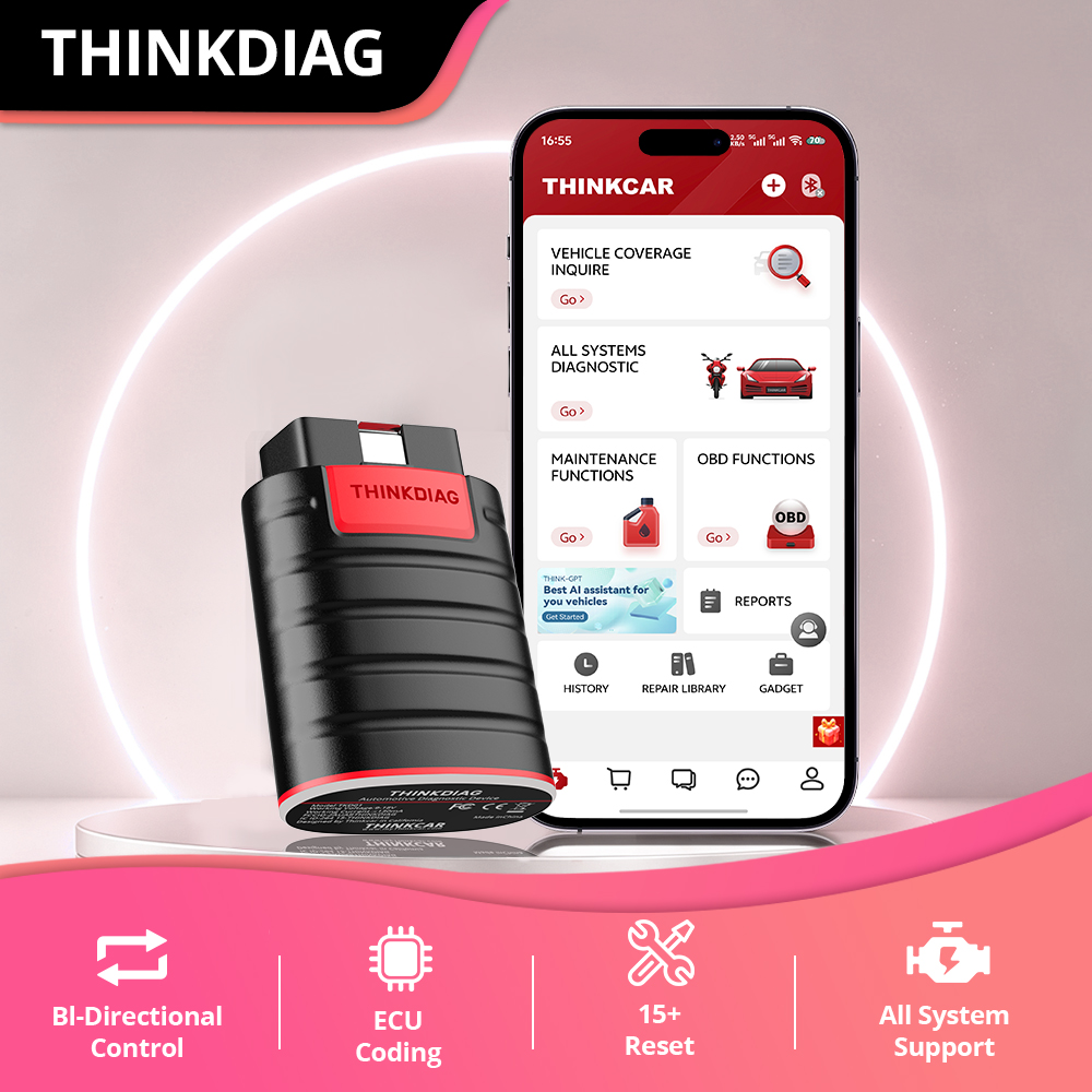 Obd2 Scanner Mileage Correction - Thinkcar Thinkdiag 1 OBD2 Scanner Bluetooth,ECU