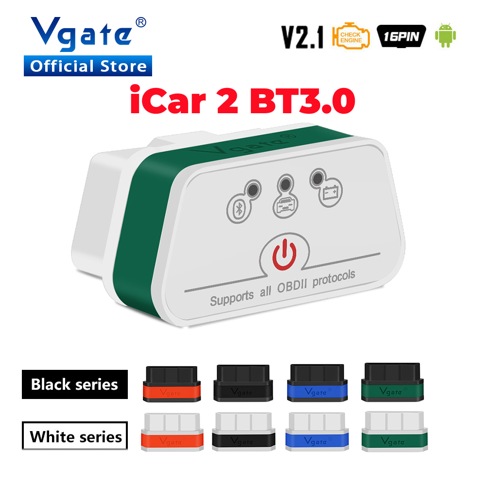Obd2 Scanner Bluetooth Android - Vgate ICar2 ELM327 V2.1 Car Diagnostic