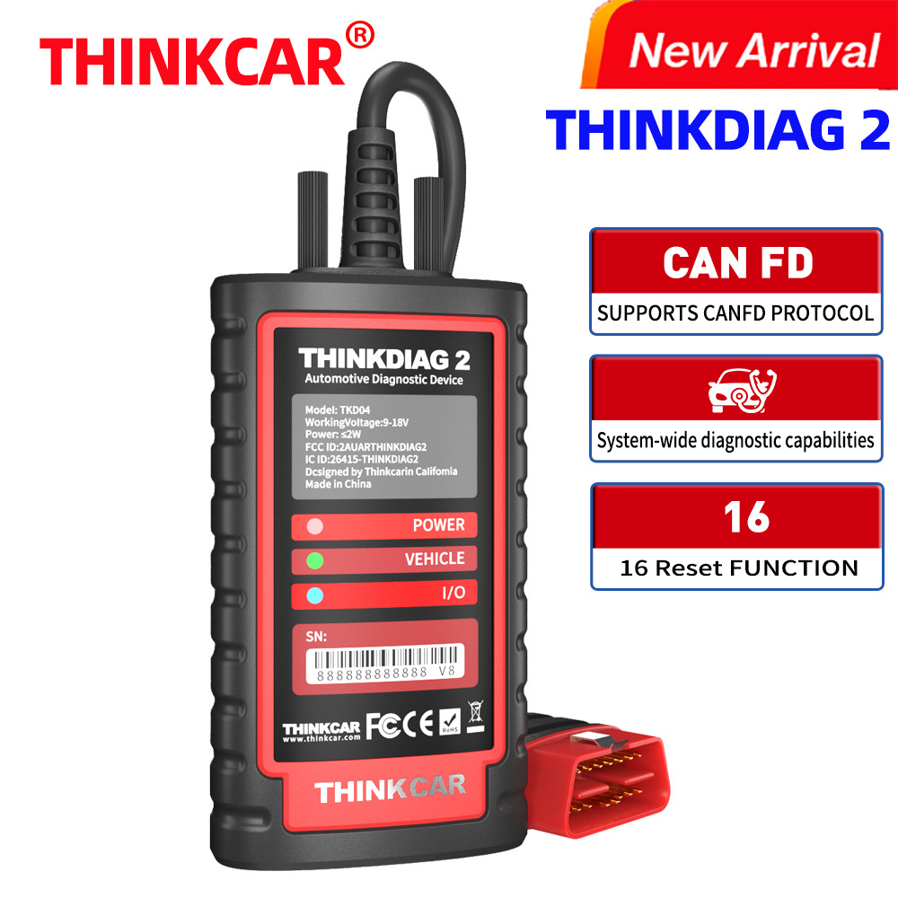 Thinkcar Thinkdiag 2 - THINKCAR Thinkdiag 2 OBD2 Scanner Support