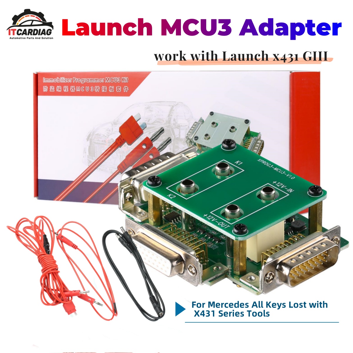 Launch X431 Pro Elite - Launch X431 MCU-3 MCU3 Adapter for