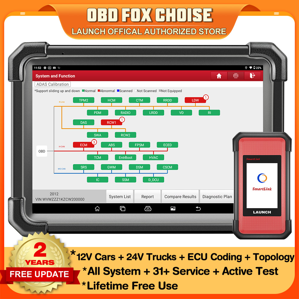 LAUNCH X431 PRO3S+Smartlink HD - огляд і ціна Obd2 Scanner Bidirectional Launch X431