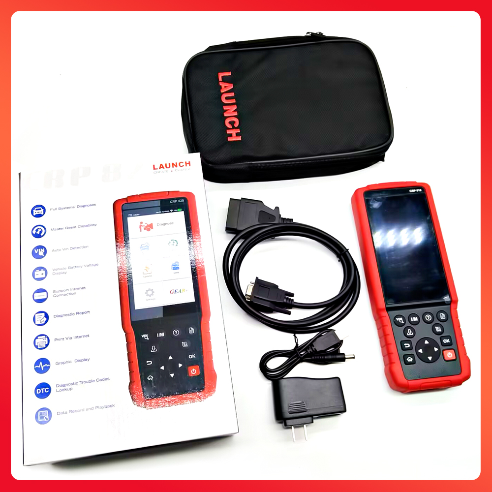 Launch X431 CRP818 OBD2 Scanne - огляд і ціна Car Diagnostic Tool Full System