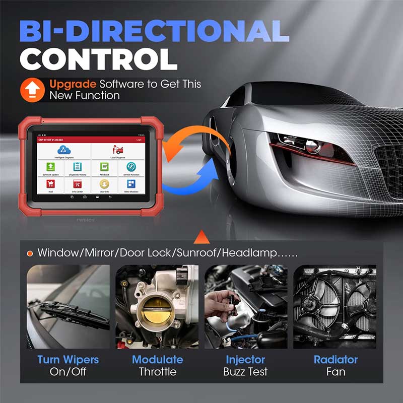 LAUNCH X431 CRP919X BT Wireles - огляд і ціна Obd2 Scanner Bidirectional Launch X431