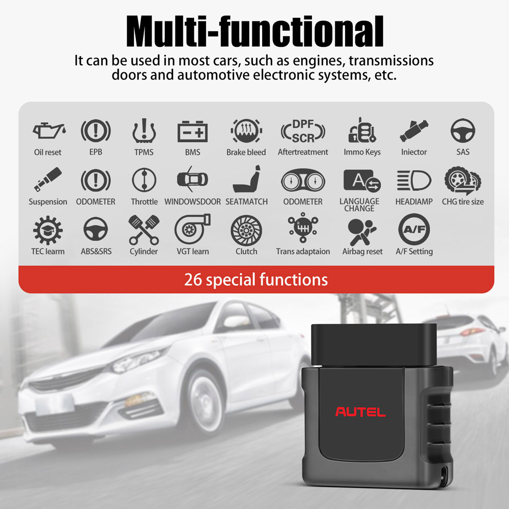For Autel MaxiVCI Mini VCI Blu - огляд і ціна Autel Maxicom Mk808