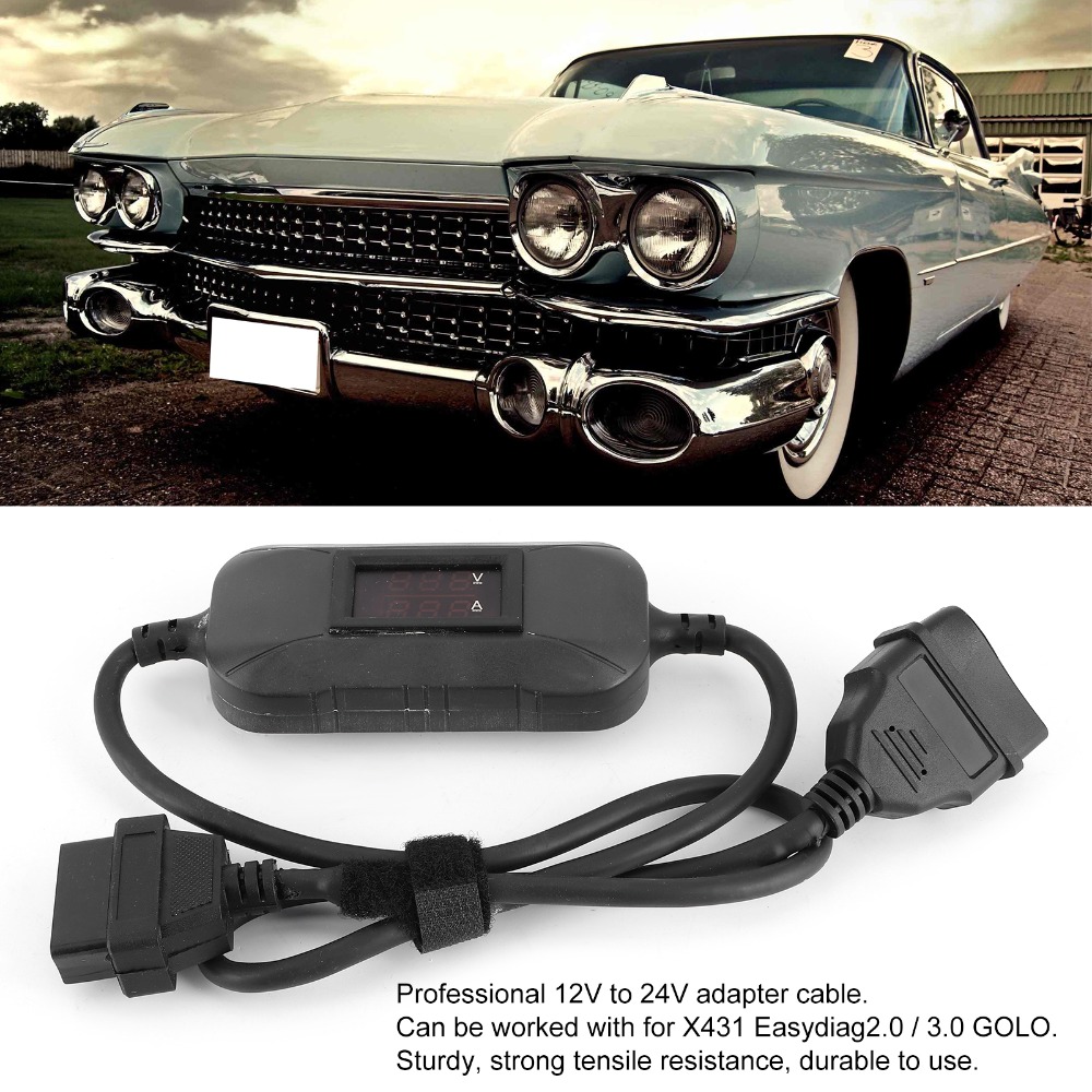 24V to 12V Truck Adapter Cable - огляд і ціна Obd2 Scanner Heavy Duty Truck