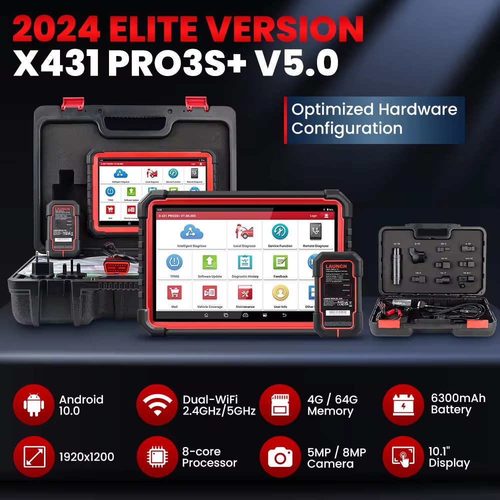 LAUNCH X431 PRO3S+ V5.0 Car Di - огляд і ціна Obd2 Scanner Bidirectional Launch X431