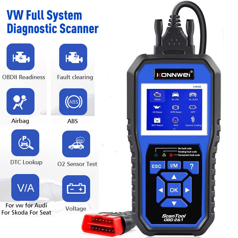 Full Function OBD2 Scanner Dia - огляд і ціна Obd2 Scanner Abs Srs Airbag Reset