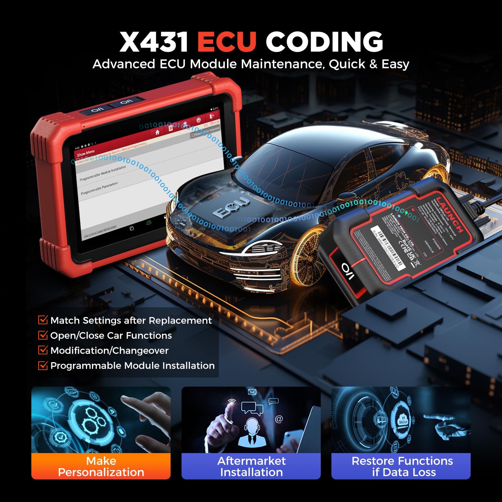LAUNCH X431 CRP919XBT OBD2 Sca - огляд і ціна Obd2 Scanner Bidirectional Launch X431