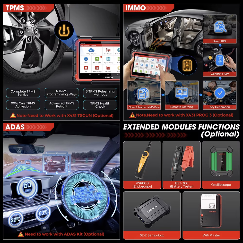 LAUNCH X431 PRO ELITE Car Full - огляд і ціна Launch X431 Pro Elite