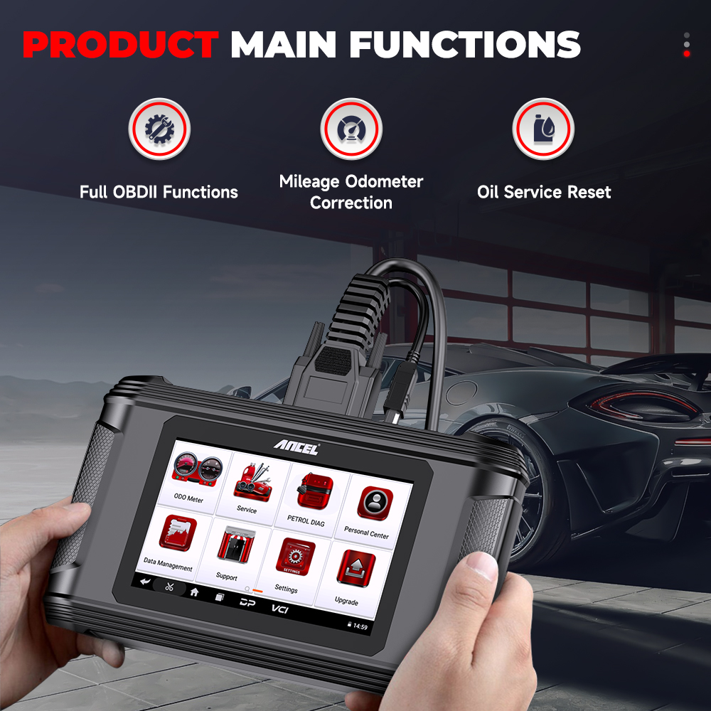 2025 ANCEL DM500 EU/USA OBD2 S - огляд і ціна Obd2 Scanner Mileage Correction