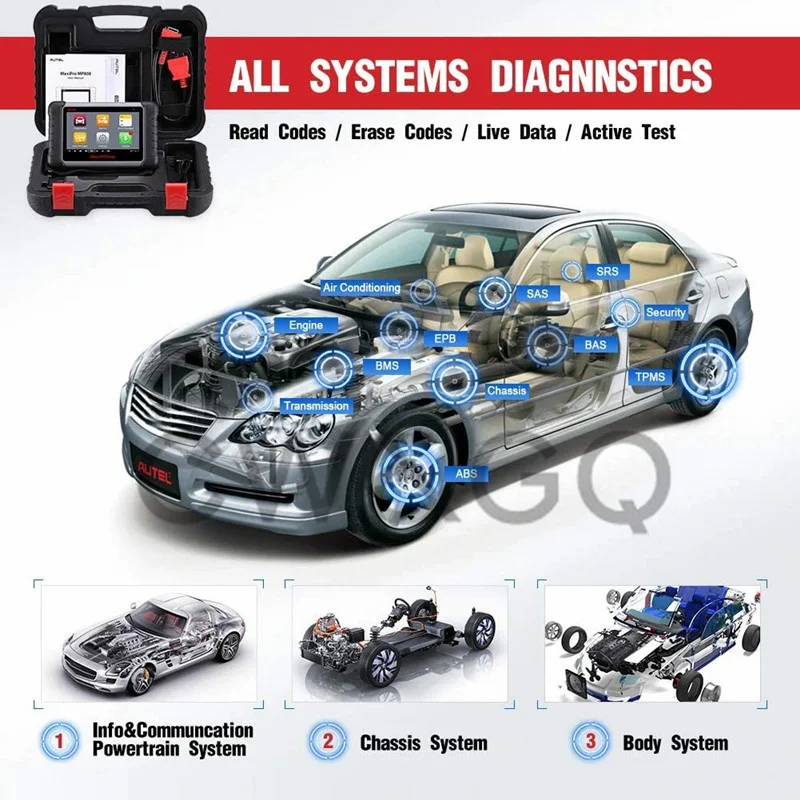 MaxiCOM MK808TS OBD2 Bluetooth - огляд і ціна Autel Maxicom Mk808