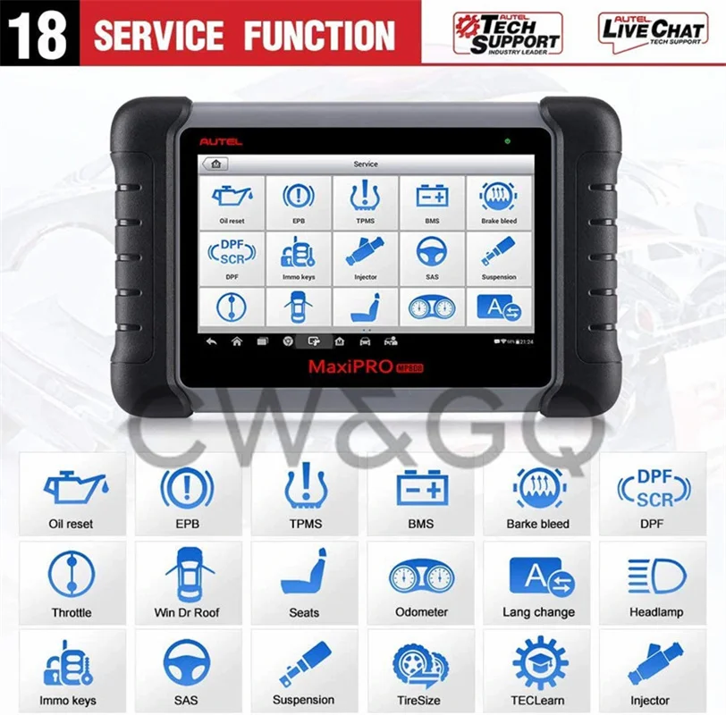 MaxiCOM MK808TS OBD2 Bluetooth - огляд і ціна Autel Maxicom Mk808