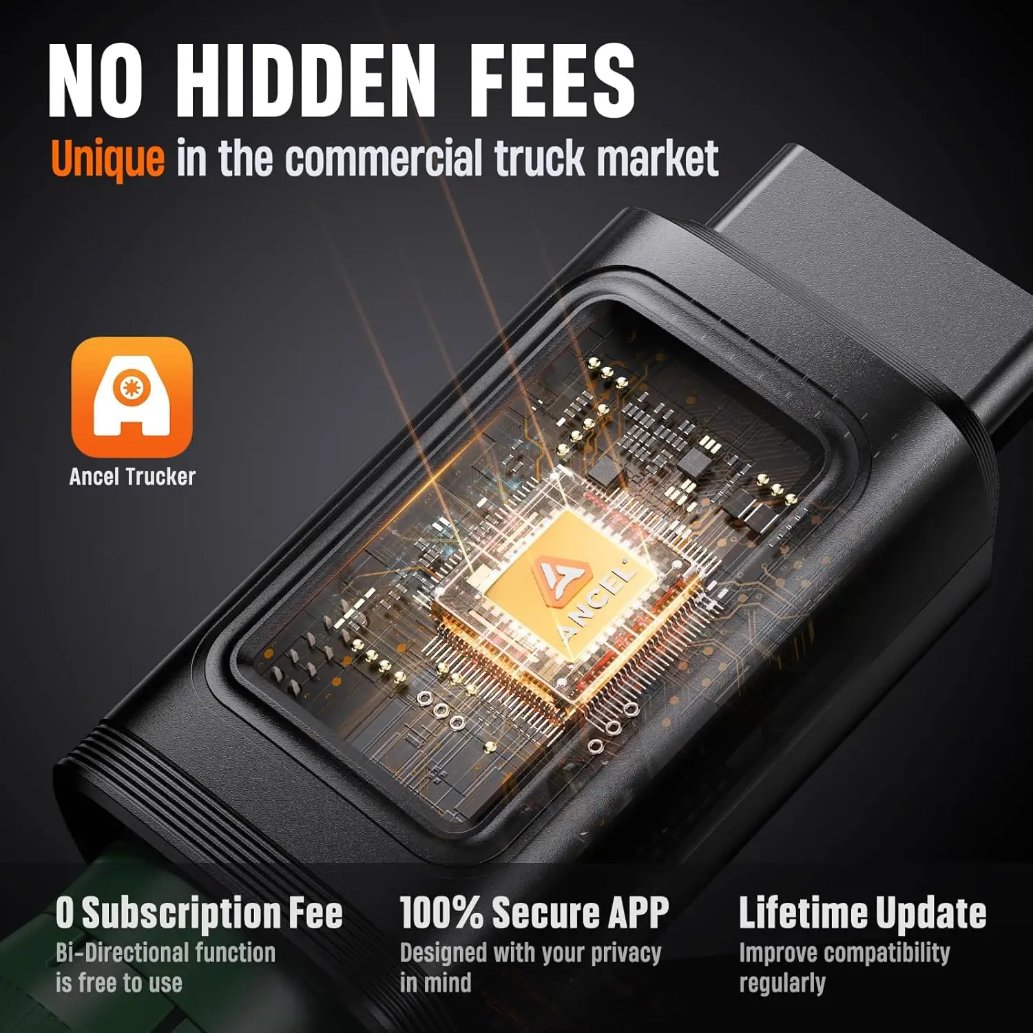 ancel HD100 DPF Reset Full Sys - огляд і ціна Obd2 Scanner Heavy Duty Truck