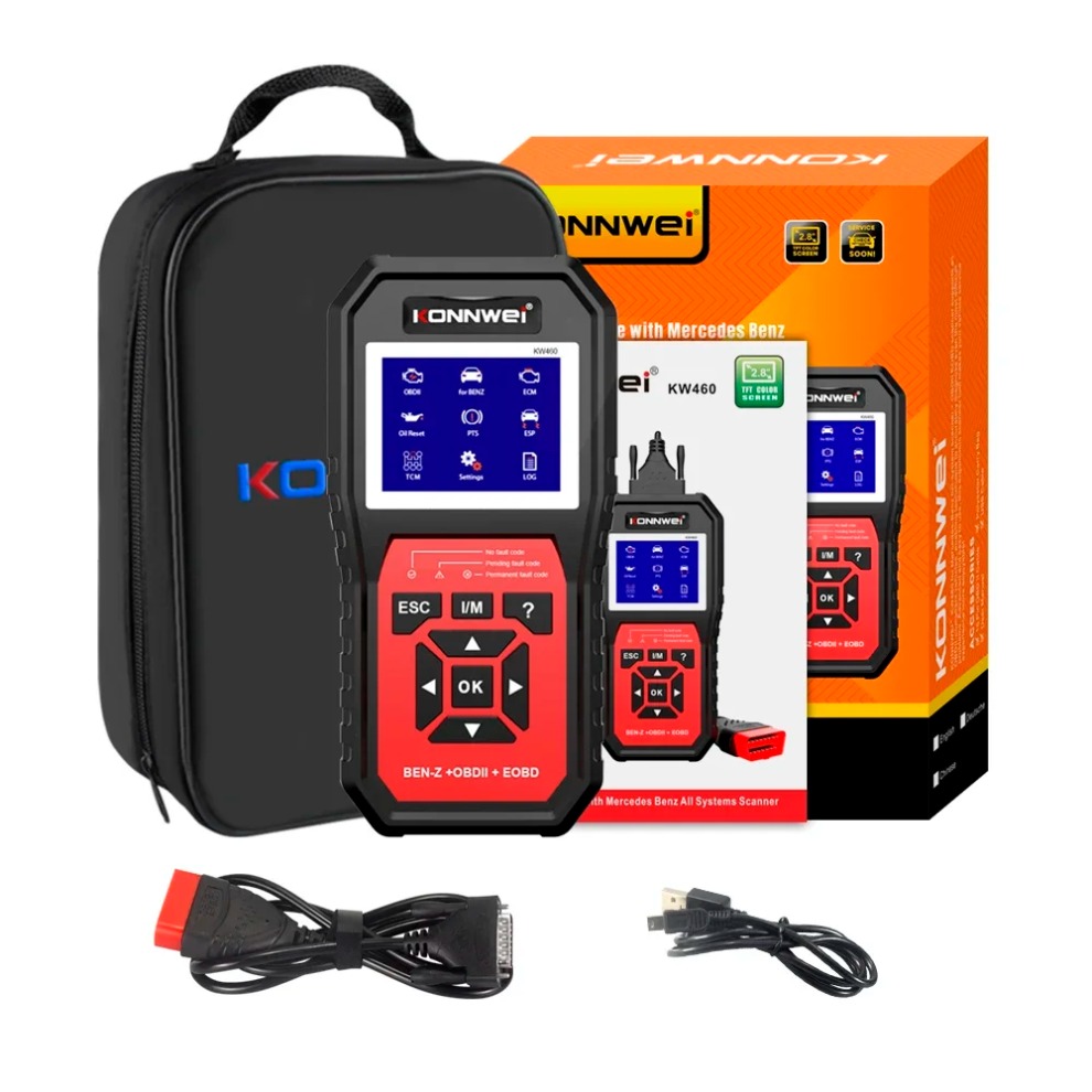 KONNWEI KW460 Obd2 Scanner for - огляд і ціна Obd2 Scanner Abs Srs Airbag Reset