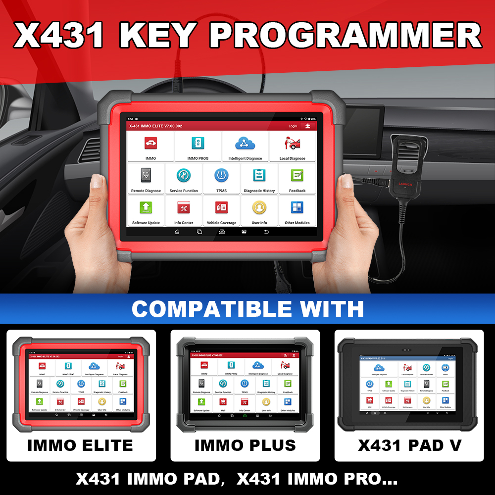 LAUNCH X-431 Car Key Programme - огляд і ціна Launch X431 Pro Elite