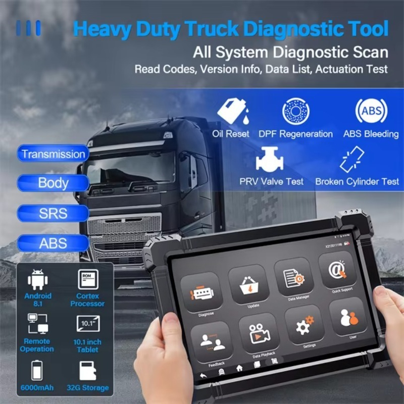 HD Heavy Duty Truck Truck Scan - огляд і ціна Obd2 Scanner Heavy Duty Truck