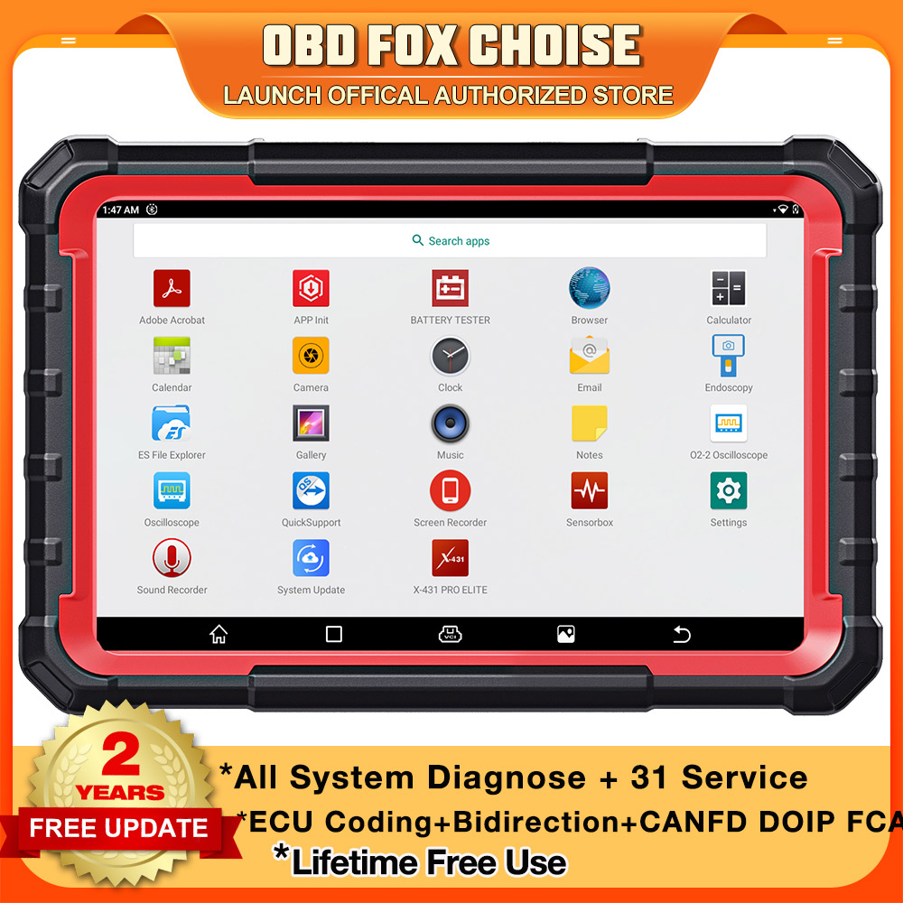 LAUNCH X431 PRO Elite Bidirect - огляд і ціна Obd2 Scanner Bidirectional Launch X431