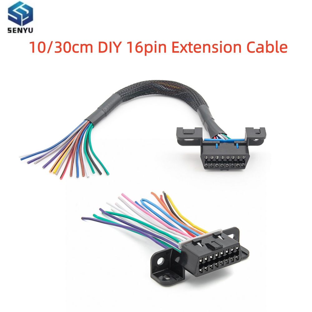 10/30cm DIY 16pin J1962 OBD2 E - огляд і ціна Car Diagnostic Tool Full System
