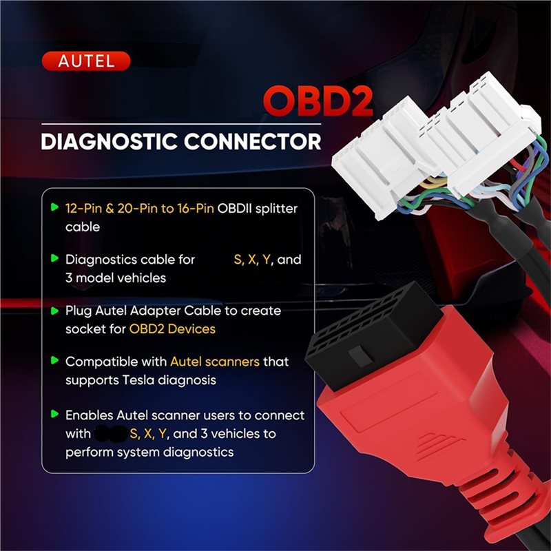 AASS-TCAN003 Splitter Cable Fo - огляд і ціна Autel Maxisys Ultra