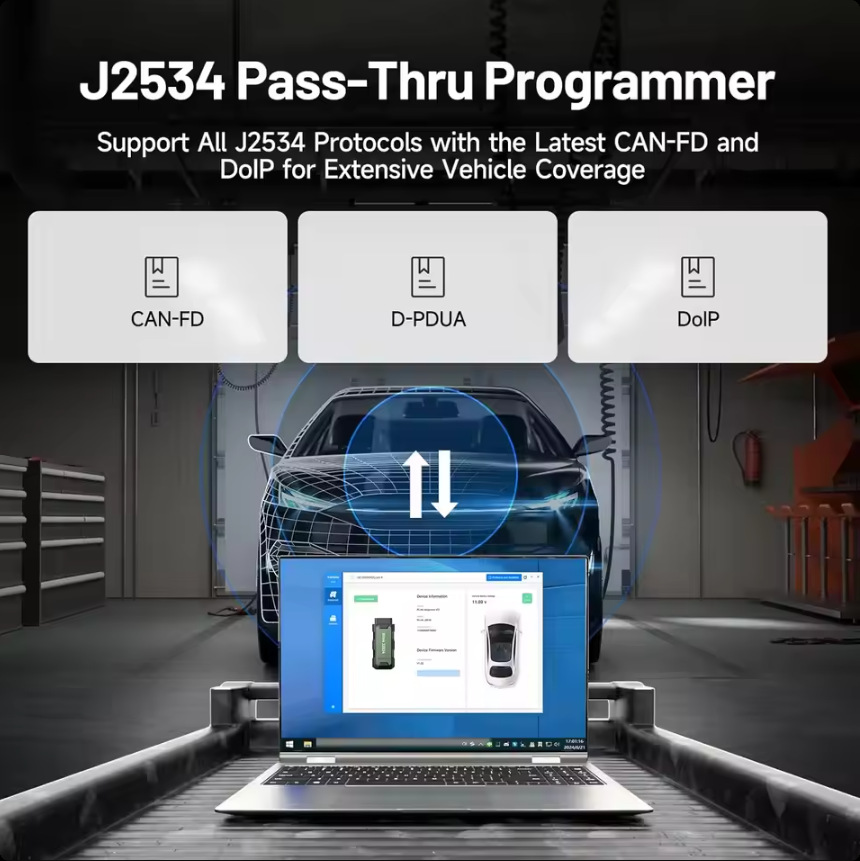 J2534 VCI Pass-Thru Programmer - огляд і ціна Car Diagnostic Tool Full System