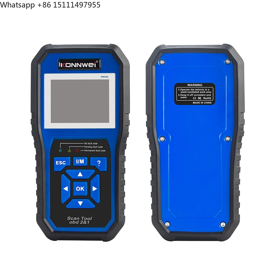 KONNWEI KW450 Code Reader Scan - огляд і ціна Obd2 Scanner Abs Srs Airbag Reset