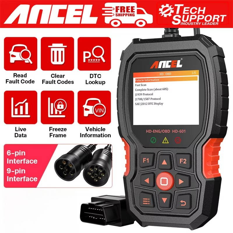 OBD2 Truck Scanner Tool hot AN - огляд і ціна Obd2 Scanner Heavy Duty Truck