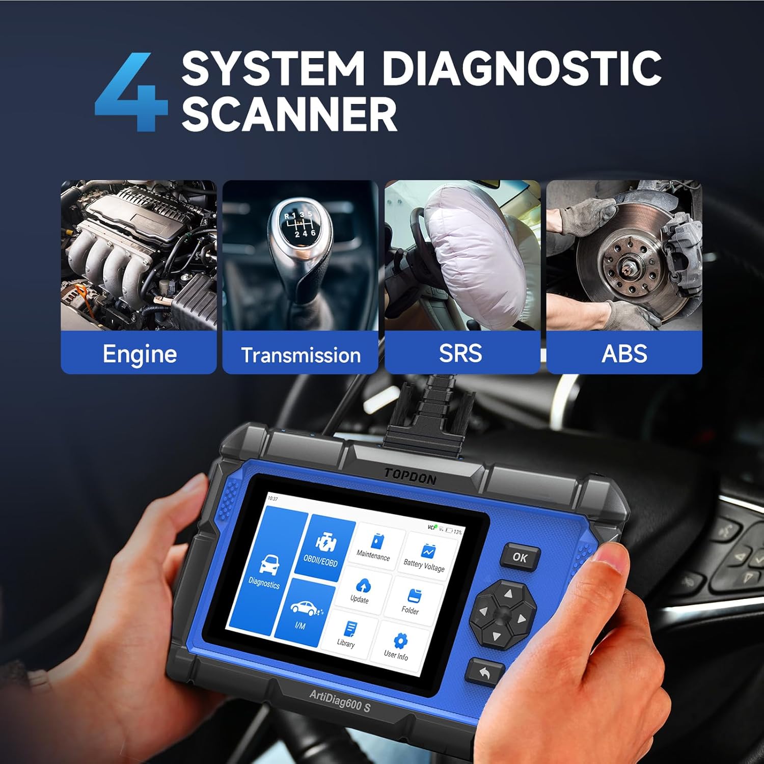 TOPDON ArtiDiag600S OBD2 Scann - огляд і ціна Obd2 Scanner Mileage Correction