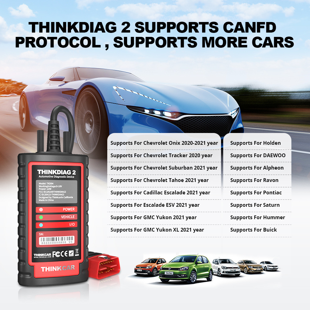 THINKCAR Thinkdiag 2 OBD2 Scan - огляд і ціна Thinkcar Thinkdiag 2