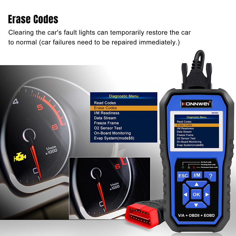 A Dedicated Set Car OBD2 Diagn - огляд і ціна Obd2 Scanner Abs Srs Airbag Reset