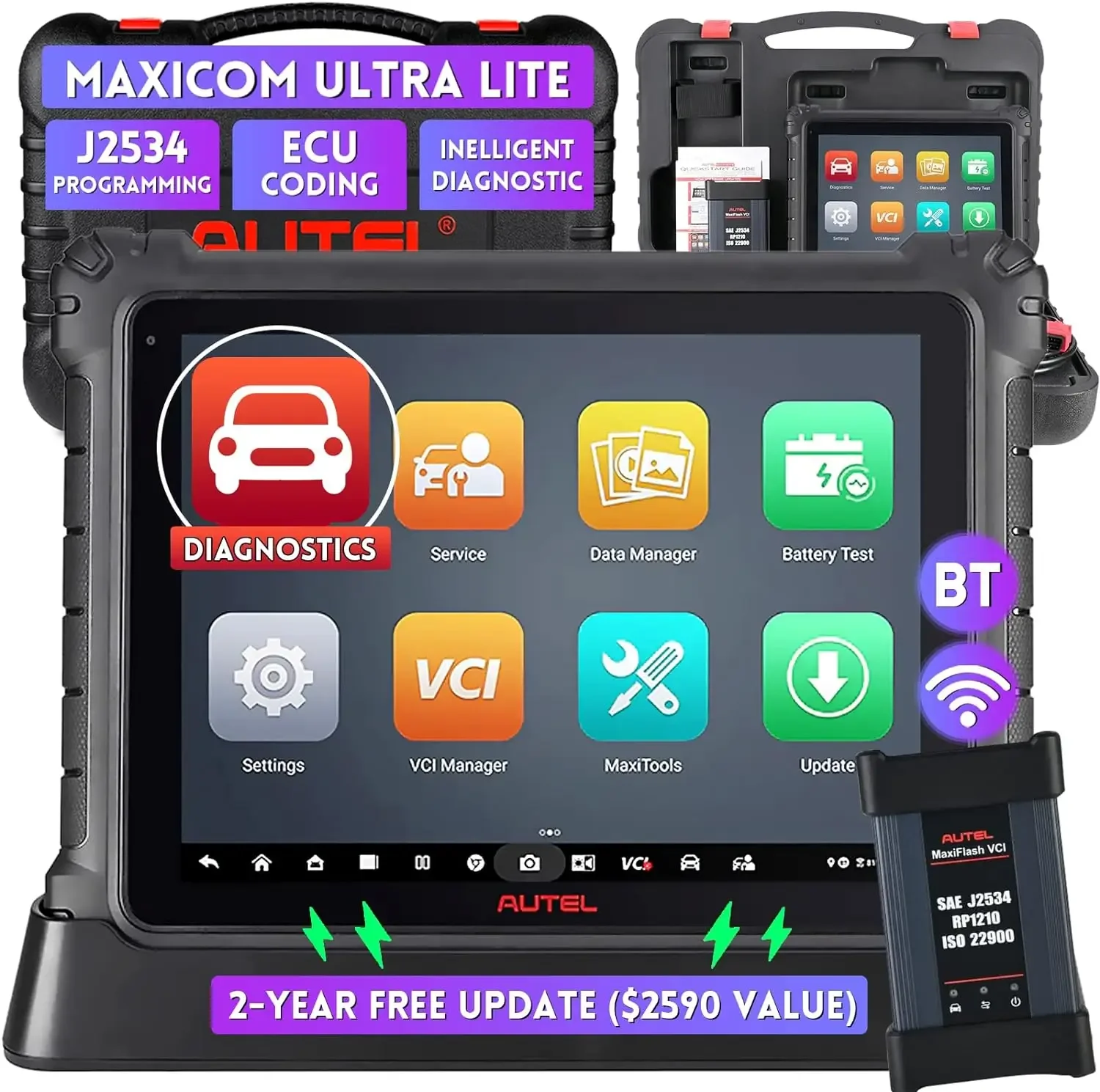 Autel MaxiCom Ultra Lite Scann - огляд і ціна Autel Maxisys Ultra