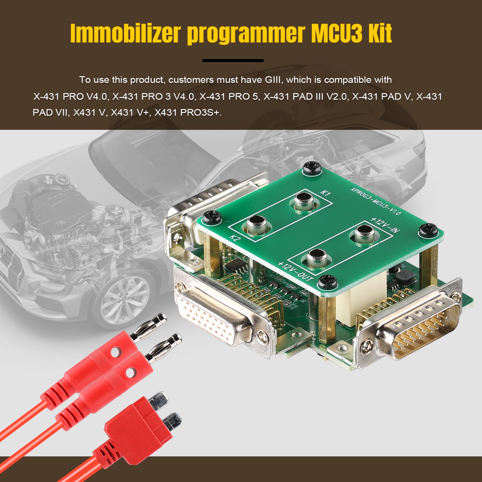 Launch X431 MCU-3 MCU3 Adapter - огляд і ціна Launch X431 Pro Elite