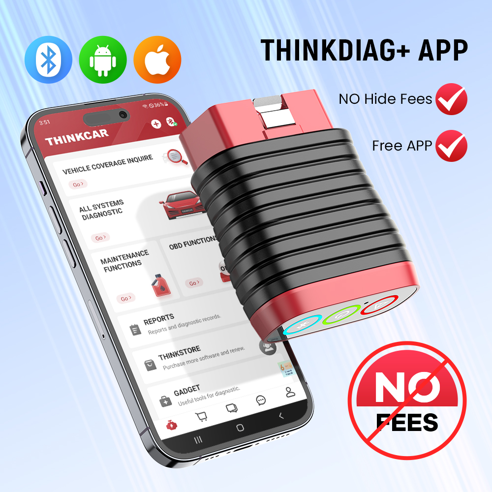 THINKCAR BD6 Auto OBD2 Scanner - огляд і ціна Obd2 Scanner Bluetooth Android